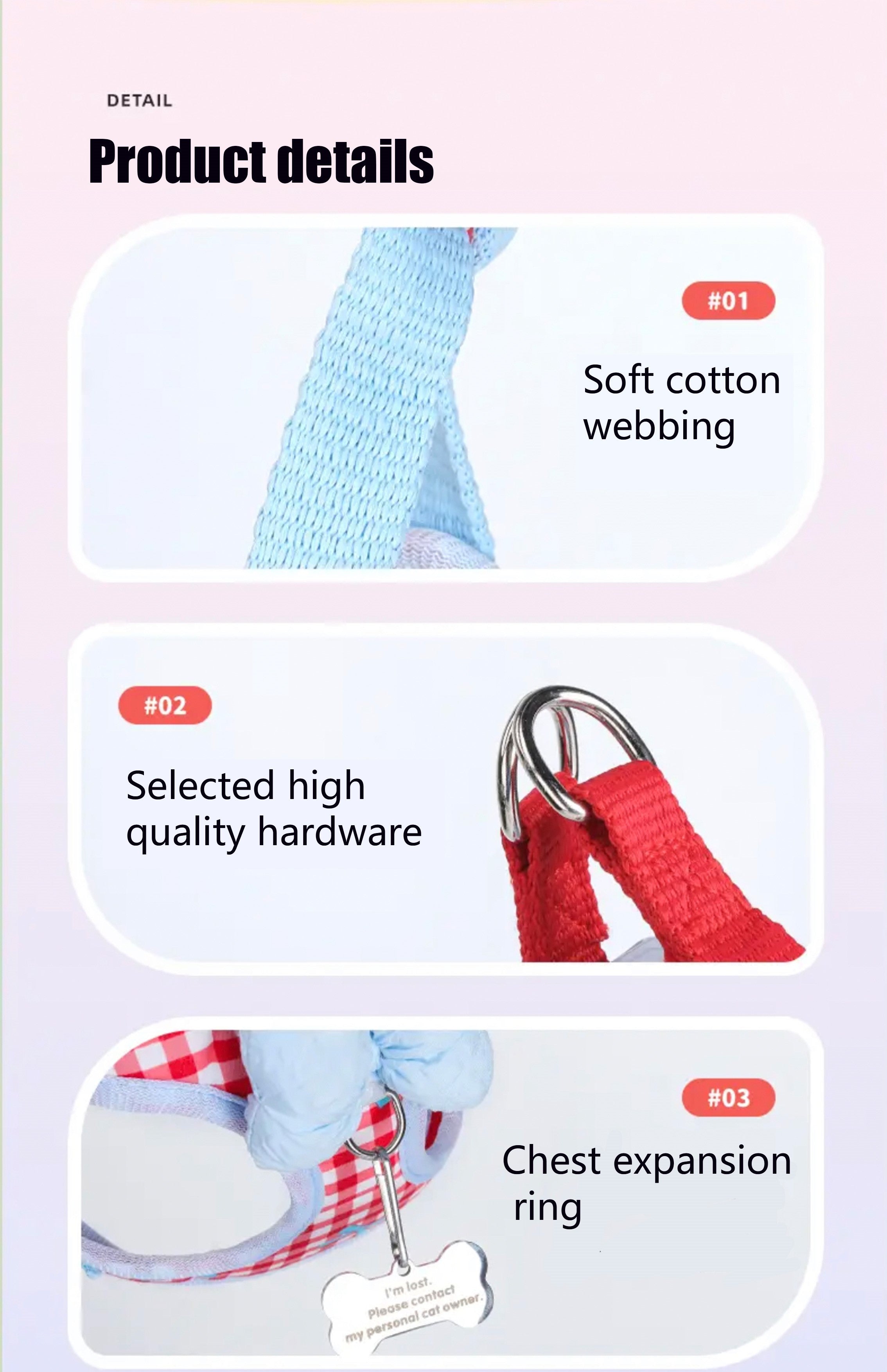 Pet collar & leash